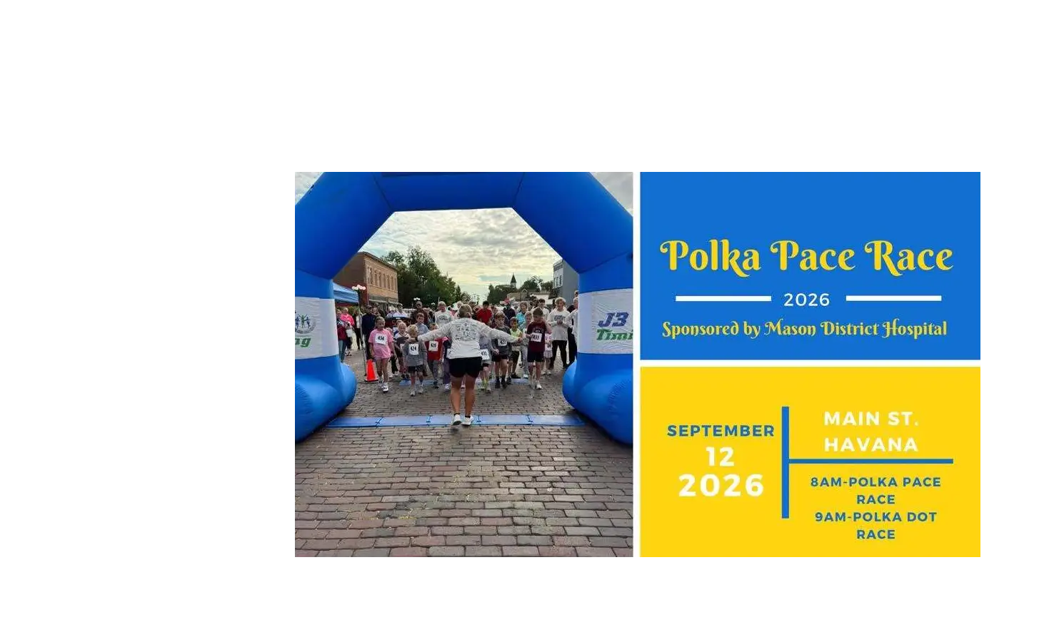 We’re proud to sponsor the Havana Oktoberfest Polka Pace Race!